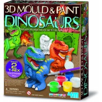 4M 3D石膏彩模 涂鸦套装 - 恐龙